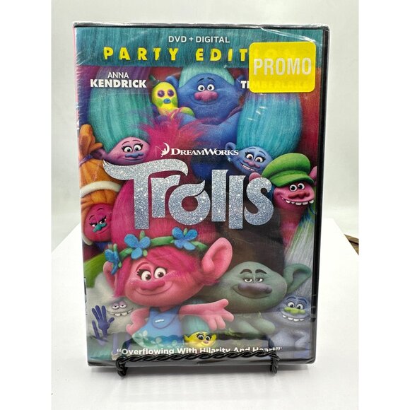 Trolls Party Edition DVD Expired Digital BRAND NEW SEALED Anna Kendrick 2016 - Picture 1 of 2